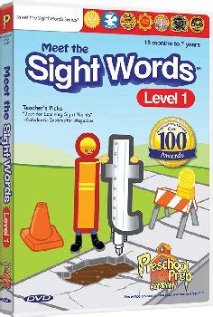 Meet the Sight Words Level 1 DVD | Preschool Prep Company