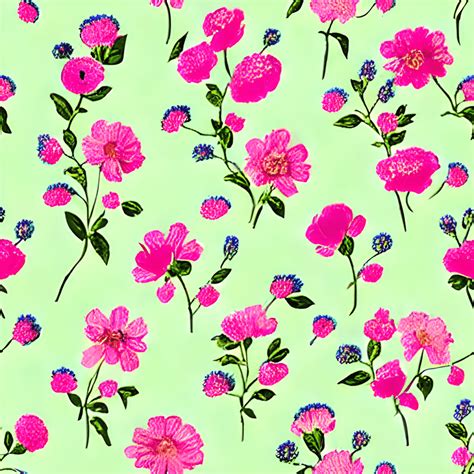 Vintage Floral Wallpaper Photograph · Creative Fabrica