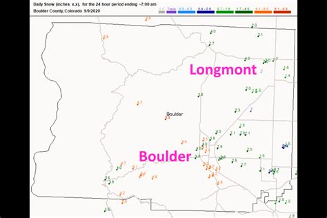 Longmont Weather Forecast 9/10-11/2020 - The Longmont Leader