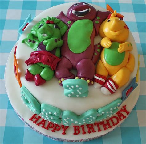 -: BARNEY&FRIENDS CAKE