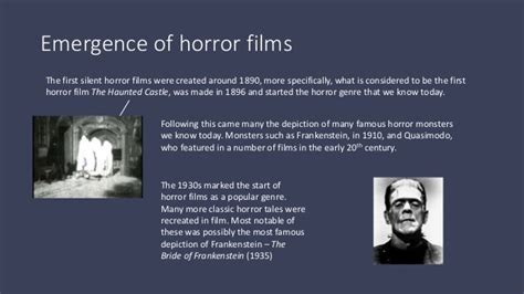 History of the horror genre