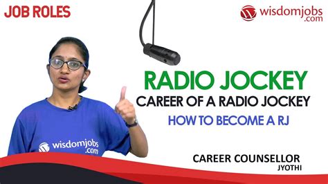 Radio Jockey - How To Become A Rj "Radio Jockey" | Career of a Radio Jockey @Wisdom jobs - YouTube