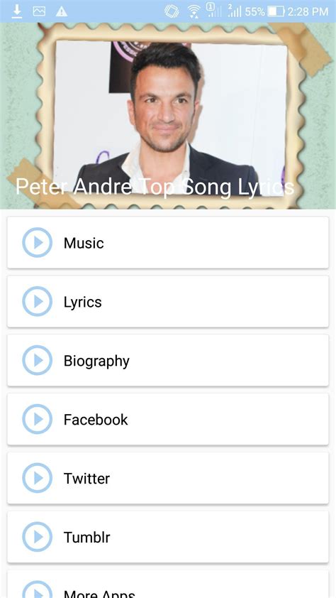 Peter Andre: Top Songs & Lyrics APK for Android Download