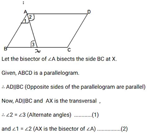 Abcd Is A Parallelogram The Angle Bisector Of Angle A And Angle D | The Best Porn Website