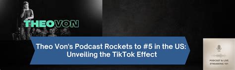 Theo Von's Podcast Rockets to #5 in the US: Unveiling the TikTok Effect