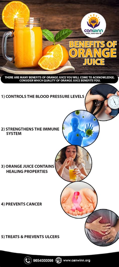 Benefits of orange juice - Weekly Healthy Food - Canwinn Foundation ...