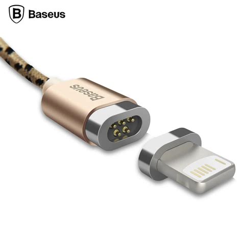 Baseus Magnetic Cable for iPhone Micro USB Cable Adapter Data Sync Charging Cable For iPhone 5 6 ...