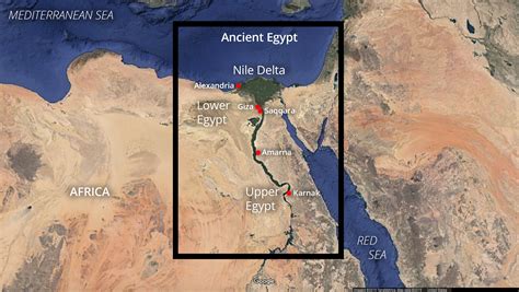 Detailed Map Of Ancient Egypt - Kial Selina