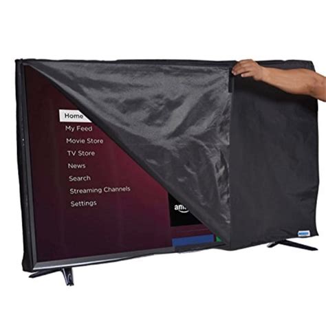 65'' Flat Screen TV - Claer Transparent Waterproof OUTDOOR TV Black ...