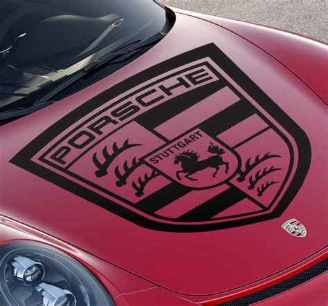 Autosticker logo Porsche - TenStickers