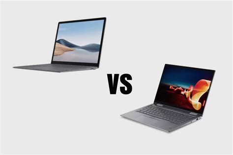 Lenovo ThinkPad X1 Yoga Gen 6 Vs Microsoft Surface Laptop 4: Which is Better? - TECH GURU GUY