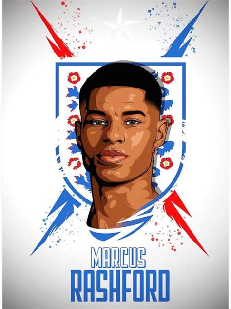 "Marcus Rashford Design Art - Marcus Rashford Essential T Shirt ...