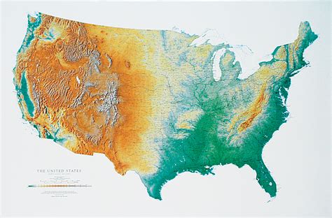 United States Shaded-Relief Map | Flinn Scientific