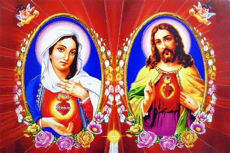 Mother Mary and Jesus - Poster