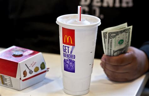 McDonald's soft drinks will soon cost $1