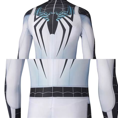 Peter Parker Cosplay Costumes, 3D Negative Suit Zentai Jumpsuit for Men ...