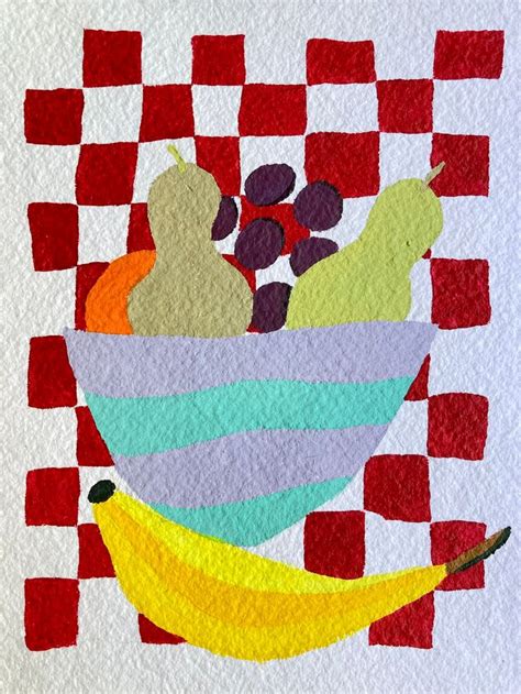 Minimalist Fruit Art / Kitchen Wall Decor / Abstract Fruit Print ...