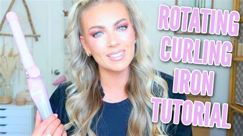 ROTATING CURLING IRON TUTORIAL | Beachwaver B1 - YouTube in 2023 ...