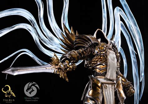 ArtStation - tyrael statue