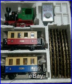 LGB Train Set G -Scale Lighted Passenger Cars | G Scale Train Set