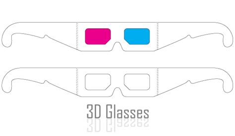 3D Glasses Vector | Download Free Vector Art