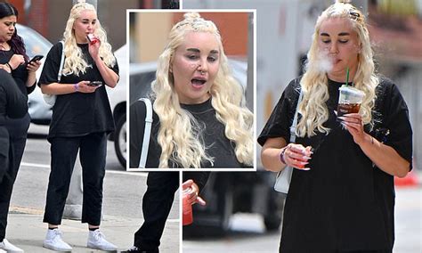 Amanda Bynes seen vaping on a break from manicurist school as actress retakes the classes and ...