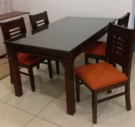 Modern Dining Table With Glass Top at Best Price in Bengaluru ...