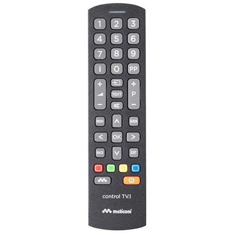 Meliconi Control TV.1 Universal Remote Control Black | Techinn