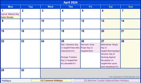 April Calendar 2024 National Days Top Amazing Famous - January 2024 Calendar Floral