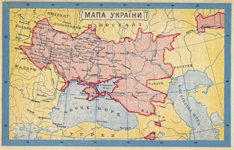 Postcard map of areas where Ukrainian Language is... - Maps on the Web