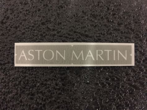 Aston Martin Brake Caliper Decals. Purpose Made For Brake Calipers