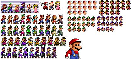 Hev-Ed Mario Sprites by Artist-4-Hire-Fyaro on DeviantArt