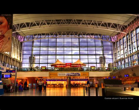 Ministro Pistarini International Airport Map - Buenos Aires, Argentina ...