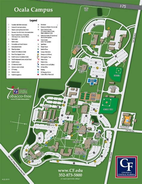 Ocala Campus Map | College Of Central Florida - Florida Map Directions ...