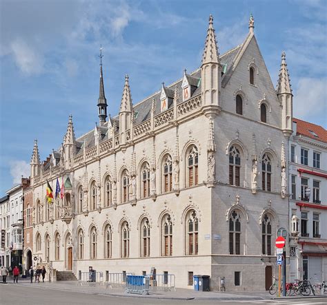 The medieval city hall. | West flanders, Barcelona cathedral, City hall