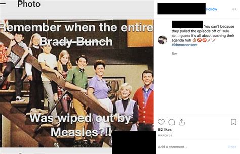 Marcia Brady Upset Anti-Vaxxers Are Using A "Brady Bunch" Meme To Downplay Measles