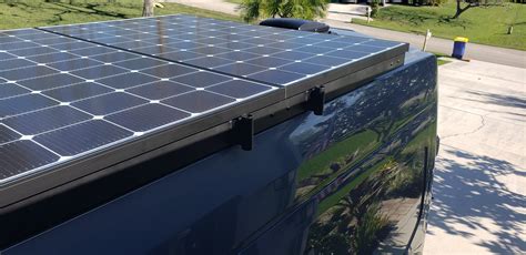 DIY Roof rack for large solar panels | Ford Transit USA Forum