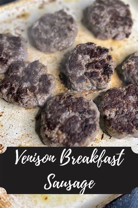 Venison Breakfast Sausage · Jess in the Kitchen