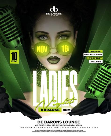 Ladies Night | Free psd flyer templates, Graphic design trends, Party flyer