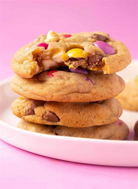 Easy Smartie Cookies Recipe - Sweetest Menu Yummy Desserts Easy, Baked ...