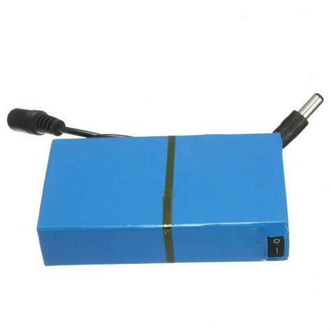 Pack Us Plug | Portable 12v Dc 9800mah Rechargeable Battery