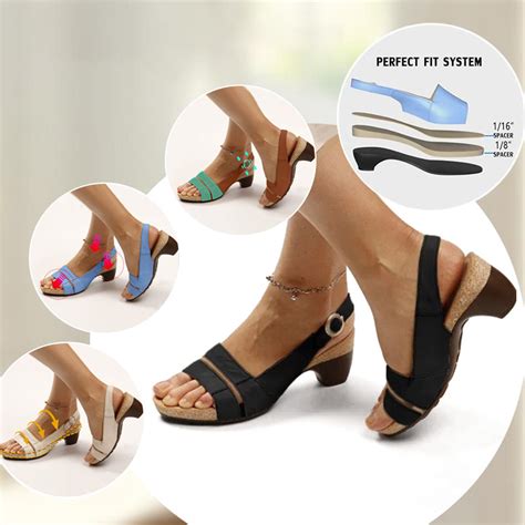 Sursell Women's Comfy Orthotic Sandals | Orthotic shoes woman, Orthopedic shoes stylish ...