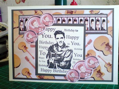 HANDMADE BY LILACANGLIA: Elvis Birthday Card ................