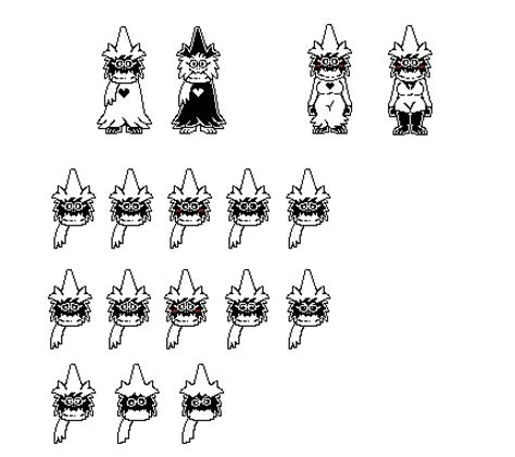 Deltarune Ralsei sprites by NSEI1903 on DeviantArt