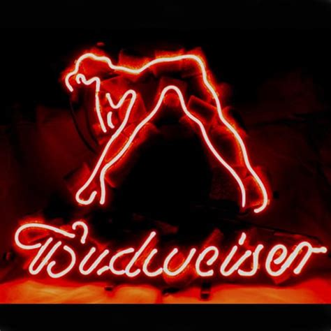 Budweiser Girl Neon Sign ️ NeonSignsUS.com®