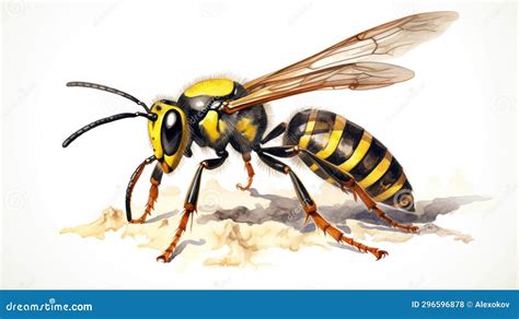 Realistic Wasp and Bee Anatomy Illustration AI Generated Stock Illustration - Illustration of ...