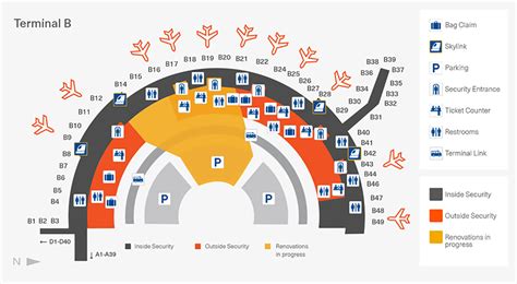 Dallas-Fort Worth Airport Map (DFW) - Printable Terminal Maps, Shops, Food, Restaurants Maps ...