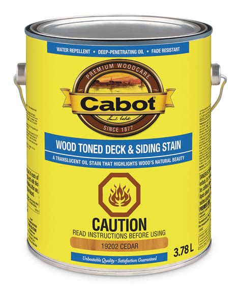 Cabot Oil-Based Wood Toned Deck & Siding Stain, 3.78-L | Canadian Tire