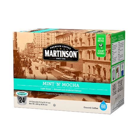 Martinson Coffee Mint N Mocha Single Serve Pods (Box of 24) – Home Coffee Solutions