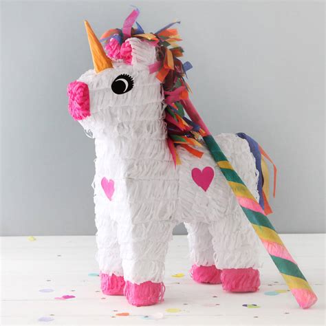 personalised unicorn party piñata by postbox party | notonthehighstreet.com